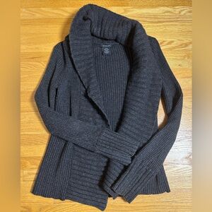Calvin Klein Jeans Charcoal Gray Knit Cardigan